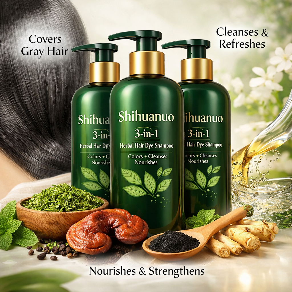 Shihuanuo: A Gentle 3-in-1 Hair Care Revolution That Colors, Cleanses, and Nourishes Naturally